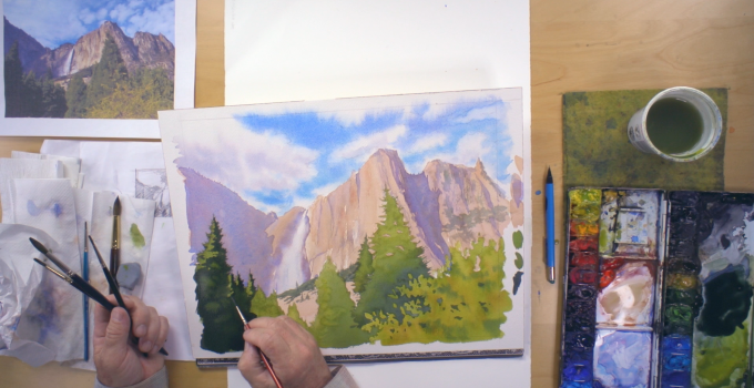 Landscape Painting From Start To Finish